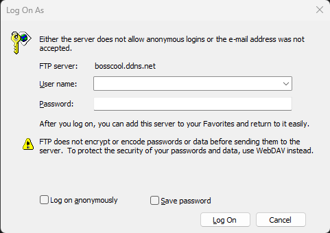 FTP server